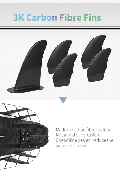 KOOTU Jet Surfboard Carbon Fiber Surfboard, Jet Fuel Surfboard, 109cc Gasoline Engine Light Weight Power Surfboard