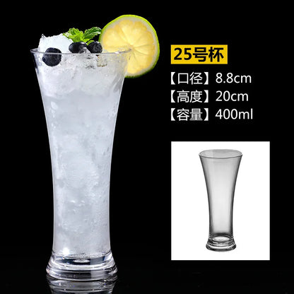 90-580ml 1pcs Acrylic Dessert Cups Reusable Yogurt Mousses Mini Ice Cream Fruit Juice Beer Cups Tableware Party Wedding Supplies