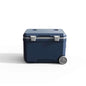 Large Capacity Plastic Ice Chest Coolers with Wheels 45L Portable Outdoor Camping Insulated Ice Bag Transportation Coolers Box