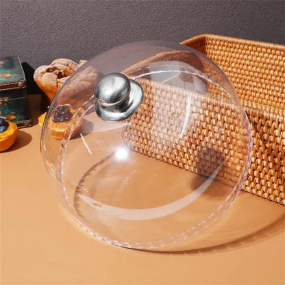 Cake Plate With Dome Serving Cookie Platter Drop Resistant Protective Dessert Storage Server Cake Dessert Cover For Dining