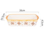 Flowers Rectangular Oval Bakeware Pan With Handle Ceramic Baking Dish Roasting Lasagna Pan Kitchen Salad Cheese Baked Pan