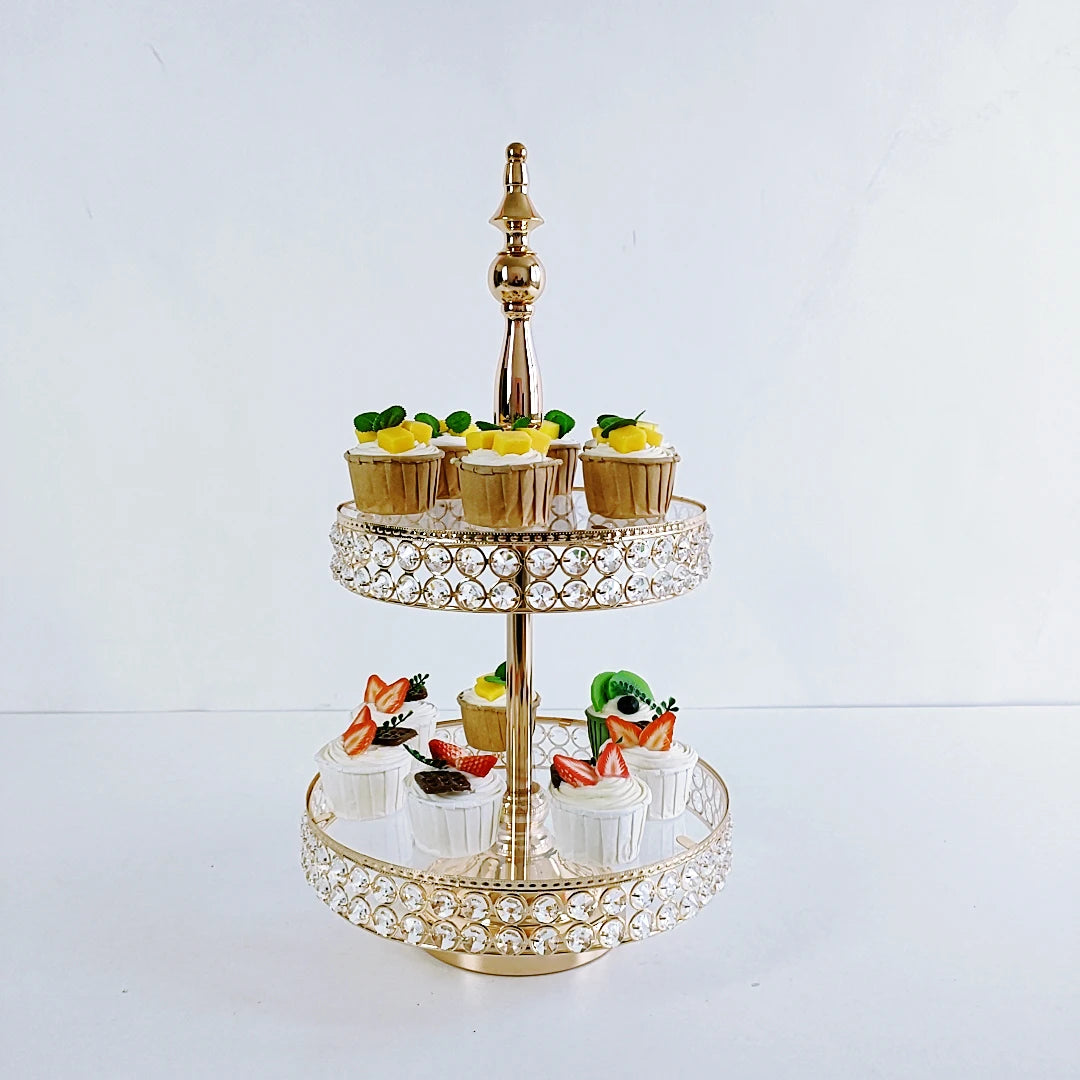 1 Pcs/lot Crystal Clear Acrylic Round Cylinder Display Nesting Riser Stands Dessert Display cupcake plate Food Platter Tray