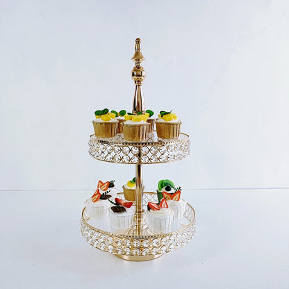 1 Pcs/lot Crystal Clear Acrylic Round Cylinder Display Nesting Riser Stands Dessert Display cupcake plate Food Platter Tray
