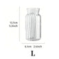 1pc Nordic Creative Transparent Vases Glass Plant Bottle Flower Pot Hydroponic Terrarium Arrangement Container Table Vase Decor