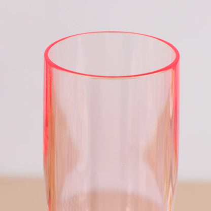 5Pcs Acrylic Champagne Goblet Glasses Cup Transparent Cocktail Glass Cups Creative Anti-fall Goblet For Bar Pubs Clubs Drinkware