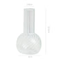 Transparent Vase Modern Home Decor Vase Decoration Home Wedding Clear Glass Vase Nordic Vases Set Hydroponic Vase