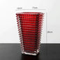 Light and Luxurious Crystal Glass Vases Transparent Decorative Decorations Flower Arrangement Water Culture and Flowers