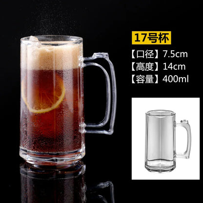 90-580ml 1pcs Acrylic Dessert Cups Reusable Yogurt Mousses Mini Ice Cream Fruit Juice Beer Cups Tableware Party Wedding Supplies