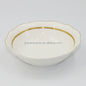 38 Pcs Royal White and Gold Line Ceramic Bone China Turkish Fine Porcelain Dinner Set Dinnerware Sets Luxury