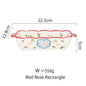 Ceramic Baking Dish Roasting Lasagna Pan  Rectangular Dish Bakeware Pan With Handle Oven Kitchen Baking Tool