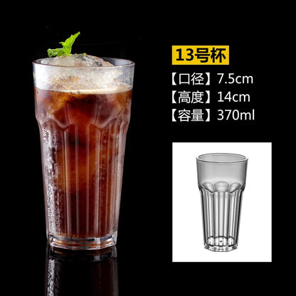 90-580ml 1pcs Acrylic Dessert Cups Reusable Yogurt Mousses Mini Ice Cream Fruit Juice Beer Cups Tableware Party Wedding Supplies