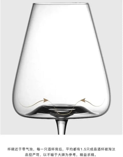 2pcs High-end Goblet Red Wine Glass Kitchen Utensils Water Grap Champagne Glasses Bordeaux Burgundy Wedding Square Party Gift