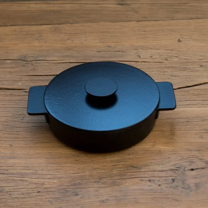 Nordic Cast Iron Enamel Pan, Uncoated Cookware, Uncoated Cookware, Household Soup Stew, Seafood, Mommy Cooker,  23-26cm