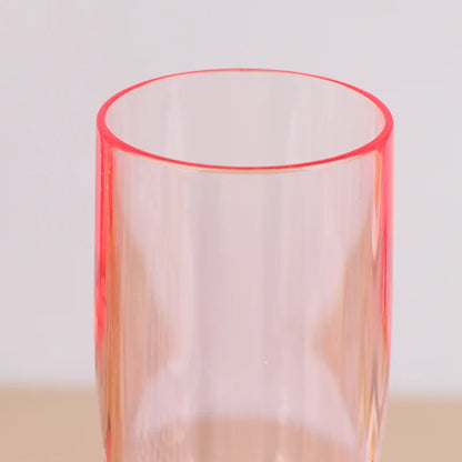 5Pcs Acrylic Champagne Goblet Glasses Cup Transparent Cocktail Glass Cups Creative Anti-fall Goblet For Bar Pubs Clubs Drinkware