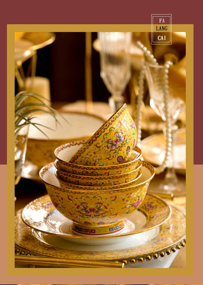 Fine Luxury Guests Dinnerware Sets Home Kitchen Wedding Dining Room Tableware Set Catering Supplies Vajillas Para Cocina Dishes