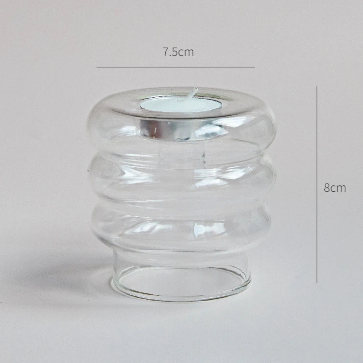 Transparent Vase Modern Home Decor Vase Decoration Home Wedding Clear Glass Vase Nordic Vases Set Hydroponic Vase