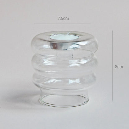 Transparent Vase Modern Home Decor Vase Decoration Home Wedding Clear Glass Vase Nordic Vases Set Hydroponic Vase