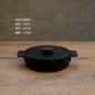 Nordic Cast Iron Enamel Pan, Uncoated Cookware, Uncoated Cookware, Household Soup Stew, Seafood, Mommy Cooker,  23-26cm