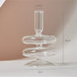 Transparent Vase Modern Home Decor Vase Decoration Home Wedding Clear Glass Vase Nordic Vases Set Hydroponic Vase