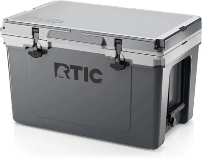 RTIC Ultra-Light 52 Quart Hard Cooler Insulated Portable Ice Chest Box for Beach, Drink, Beverage, Camping, Picnic, Fishing, Boa