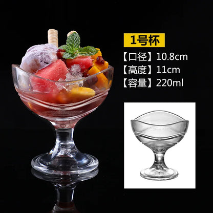 90-580ml 1pcs Acrylic Dessert Cups Reusable Yogurt Mousses Mini Ice Cream Fruit Juice Beer Cups Tableware Party Wedding Supplies