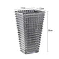 Light and Luxurious Crystal Glass Vases Transparent Decorative Decorations Flower Arrangement Water Culture and Flowers
