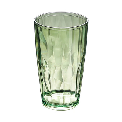 Unbreakable Acrylic Drinking Glasses Reusable Fruit Juice Beer Champagne Cup for Bar 490ml Shatterproof Water Tumblers