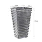 Light and Luxurious Crystal Glass Vases Transparent Decorative Decorations Flower Arrangement Water Culture and Flowers