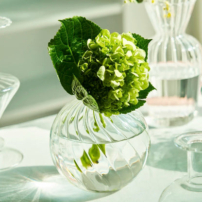 Transparent Vase Modern Home Decor Vase Decoration Home Wedding Clear Glass Vase Nordic Vases Set Hydroponic Vase