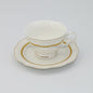 38 Pcs Royal White and Gold Line Ceramic Bone China Turkish Fine Porcelain Dinner Set Dinnerware Sets Luxury