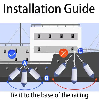 Boat Fender Bumper Marine Collision Ball Airbag Inflatable Anti-crash Buoy Pontoon Yacht Docking Docking Mooring Protection