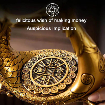 BOZZH Creative Dragon Glass Teapot Magnetic Diversion Rotating Cover Bowl Water Tea Cup Pu'er Oolong Drinkware Dropshipping Tea